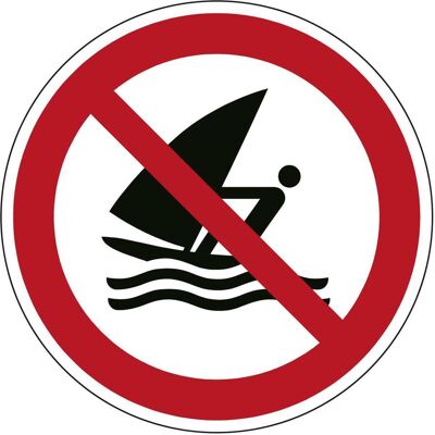 Brady, Sicherheitskennzeichnung, ISO-Sicherheitsschild - Windsurfen verboten Brady, Sicherheitskennzeichnung, ISO-Sicherheitsschild - Windsurfen verboten