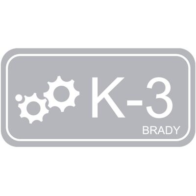 Brady, Sicherheitskennzeichnung, B-7527, Polypropylen Schild, Energy Source Tag - Kinetic, 75 x 38mm, Grau auf Weiss, Beschrif Brady, Sicherheitskennzeichnung, B-7527, Polypropylen Schild, Energy Source Tag - Kinetic, 75 x 38mm, Grau auf Weiss, Beschrif