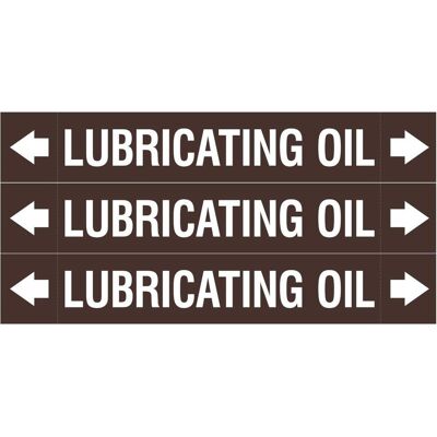 Brady, Sicherheitskennzeichnung, ASME - Rohrmarkierer - Lubricating Oil Brady, Sicherheitskennzeichnung, ASME - Rohrmarkierer - Lubricating Oil