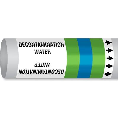 Brady, Sicherheitskennzeichnung, B-7541, ISO 14726 IMO Rohrmarkierer - Decontamination Water (zur Dekontaminierung verwendete Brady, Sicherheitskennzeichnung, B-7541, ISO 14726 IMO Rohrmarkierer - Decontamination Water (zur Dekontaminierung verwendete