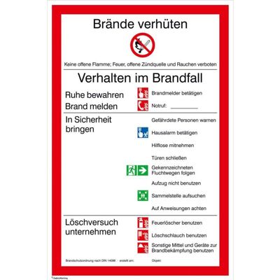 Magni, Sicherheitskennzeichnung, Brandschutzordnung Universal Magni, Sicherheitskennzeichnung, Brandschutzordnung Universal