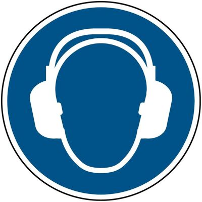 Brady, Sicherheitskennzeichnung, Wear ear protection - ISO 7010 Brady, Sicherheitskennzeichnung, Wear ear protection - ISO 7010