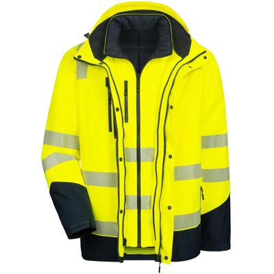 Nitras, Arbeitsjacke, Warnschutzjacke Multifunktion MotionTex, Gelb,Gr.3XL (5XL) Nitras, Arbeitsjacke, Warnschutzjacke Multifunktion MotionTex, Gelb,Gr.3XL (5XL)