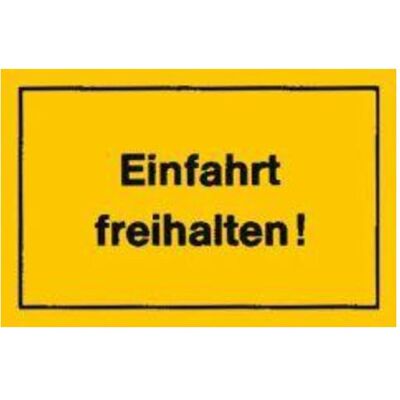 Magni, Sicherheitskennzeichnung, Verbotsschilder Einfahrt Freihalten! Magni, Sicherheitskennzeichnung, Verbotsschilder Einfahrt Freihalten!