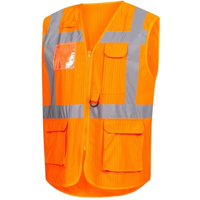 Nitras, Warnweste, Warnweste 7118 Grösse XXL neonorange EN ISO 13688/EN ISO 20471/EN 1149 (XXL) Nitras, Warnweste, Warnweste 7118 Grösse XXL neonorange EN ISO 13688/EN ISO 20471/EN 1149 (XXL)