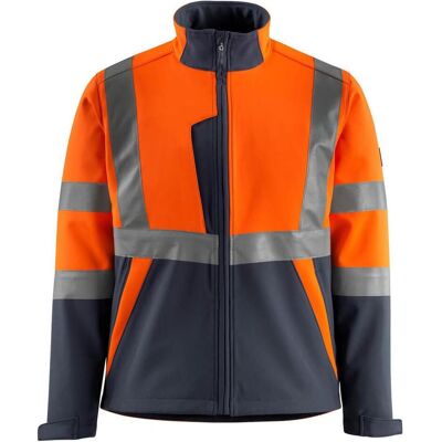 Mascot, Arbeitsjacke, Kiama Warnschutz-Softshelljacke EN 20471 Kl asse 2 warnorange blau XXL (XXL) Mascot, Arbeitsjacke, Kiama Warnschutz-Softshelljacke EN 20471 Kl asse 2 warnorange blau XXL (XXL)