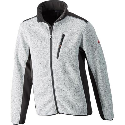 Magni, Arbeitsjacke, FORTIS Strickjacke Softshell Gr.3XL hellgrau-schwarz (3XL) Magni, Arbeitsjacke, FORTIS Strickjacke Softshell Gr.3XL hellgrau-schwarz (3XL)