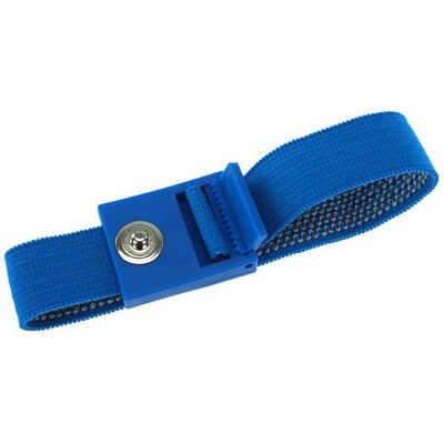 Top Swede, Zubehör Arbeitsschutz, ESD-Armband PRO, hellblau, 3 mm Druckknopf, verzahnter Verschluss (Statikschutz) Top Swede, Zubehör Arbeitsschutz, ESD-Armband PRO, hellblau, 3 mm Druckknopf, verzahnter Verschluss (Statikschutz)