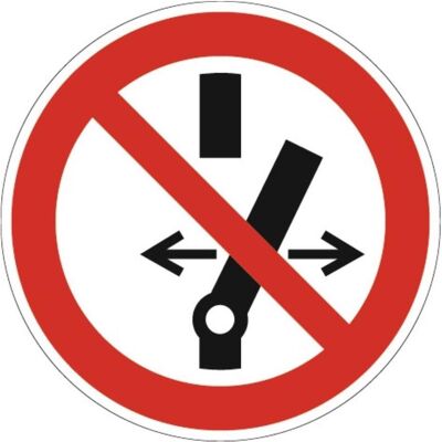 HP Autozubehör, Sicherheitskennzeichnung, Verbotszeichen ASR A1.3/DIN EN ISO 7010 Schalten verboten Kunststoff HP Autozubehör, Sicherheitskennzeichnung, Verbotszeichen ASR A1.3/DIN EN ISO 7010 Schalten verboten Kunststoff