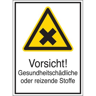 Brady, Sicherheitskennzeichnung, STD-741-131X185-B7541, Warnschilder - Vorsicht! Gesundheitschädliche oder reizende Stoffe Brady, Sicherheitskennzeichnung, STD-741-131X185-B7541, Warnschilder - Vorsicht! Gesundheitschädliche oder reizende Stoffe