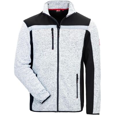 Nitras, Arbeitsjacke, MOTION TEX PLUS, Strick-Softshelljacke, hellgrau / schwarz, 320 g/qm, atmungsaktives Strickma (3XL, 4XL, 5XL, L, M, S, XL, XS, XXL) Nitras, Arbeitsjacke, MOTION TEX PLUS, Strick-Softshelljacke, hellgrau / schwarz, 320 g/qm, atmungsaktives Strickma (3XL, 4XL, 5XL, L, M, S, XL, XS, XXL)