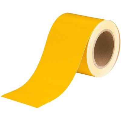 Brady, Sicherheitskennzeichnung, B-8423, Rohrmarkierungsband, Gelb, 100.00 mm x 33.00 m, Endlos Brady, Sicherheitskennzeichnung, B-8423, Rohrmarkierungsband, Gelb, 100.00 mm x 33.00 m, Endlos