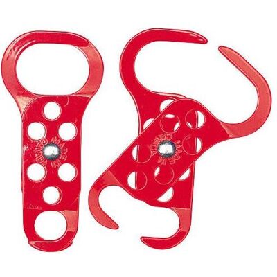 Brady Roter Lockout Hasp - Lockout Hasp - 6 Schlösser - 10mm Durchmesser Brady Roter Lockout Hasp - Lockout Hasp - 6 Schlösser - 10mm Durchmesser
