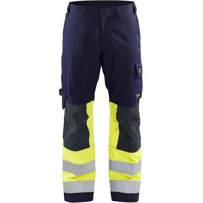 Blakläder, Arbeitshose, Multinorm-Bundhose, marineblau / gelb, Konfektionsgrösse 48 (48) Blakläder, Arbeitshose, Multinorm-Bundhose, marineblau / gelb, Konfektionsgrösse 48 (48)