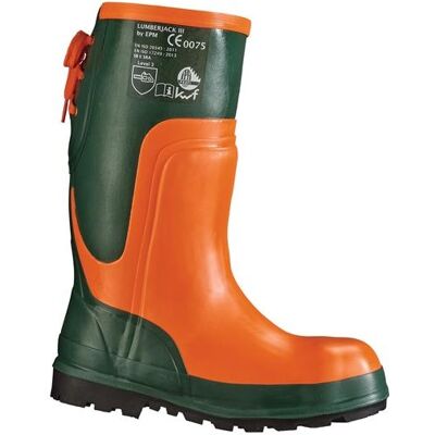 Feldtmann, Sicherheitsschuhe, Forstsicherheitsstiefel Ulme Grösse 45 oliv/orange Naturkautschuk SB E SRA EN ISO 20345 (SB, 45) Feldtmann, Sicherheitsschuhe, Forstsicherheitsstiefel Ulme Grösse 45 oliv/orange Naturkautschuk SB E SRA EN ISO 20345 (SB, 45)