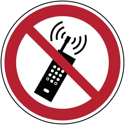 Brady, Sicherheitskennzeichnung, B-7667, ISO 7010 Bodensicherheitsschild - Mobilfunk verboten (P013), Laminierter Anti-Rutsch Brady, Sicherheitskennzeichnung, B-7667, ISO 7010 Bodensicherheitsschild - Mobilfunk verboten (P013), Laminierter Anti-Rutsch