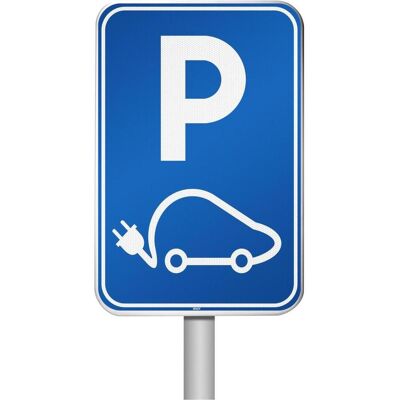 Brady, Sicherheitskennzeichnung, Parkschild für Elektrofahrzeuge - Parkplatz für das Aufladen Ihres Elektroautos reserviert Brady, Sicherheitskennzeichnung, Parkschild für Elektrofahrzeuge - Parkplatz für das Aufladen Ihres Elektroautos reserviert