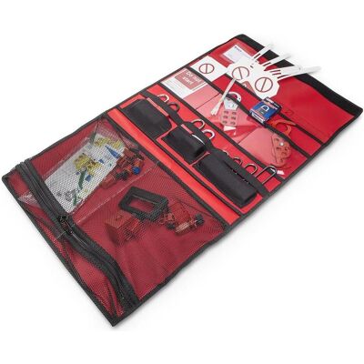 Brady, Zubehör Arbeitsschutz, LOTO-Vertriebstasche - Kleine Tasche, Nylon, Rot, mit Inhalt (1 Stück) Brady, Zubehör Arbeitsschutz, LOTO-Vertriebstasche - Kleine Tasche, Nylon, Rot, mit Inhalt (1 Stück)