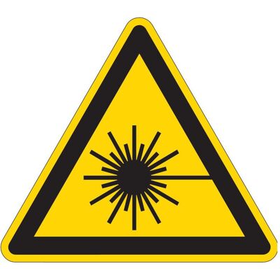 Brady, Sicherheitskennzeichnung, PIC 309-TRI 050-B7541 (BRANDED), Warnschilder - Warnung vor Laserstrahl (7 Schilder) Brady, Sicherheitskennzeichnung, PIC 309-TRI 050-B7541 (BRANDED), Warnschilder - Warnung vor Laserstrahl (7 Schilder)