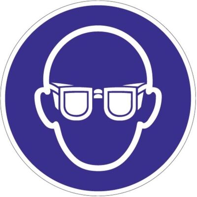 HP Autozubehör, Sicherheitskennzeichnung, Gebotszeichen ASR A1.3/DIN EN ISO 7010 Augenschutz benutzen Folie HP Autozubehör, Sicherheitskennzeichnung, Gebotszeichen ASR A1.3/DIN EN ISO 7010 Augenschutz benutzen Folie