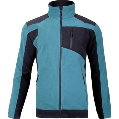 Lahti Pro, Arbeitsjacke, Polarfleece-Jacke – Türkis und Schwarz – 2XL – Verstärkt (XXL) Lahti Pro, Arbeitsjacke, Polarfleece-Jacke – Türkis und Schwarz – 2XL – Verstärkt (XXL)