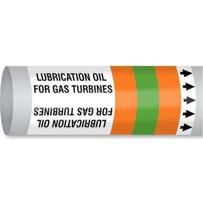 Brady, Sicherheitskennzeichnung, B-7541, ISO 14726 IMO Rohrmarkierer - Lubrication oil for gas turbines (Öle zum Schmieren in Brady, Sicherheitskennzeichnung, B-7541, ISO 14726 IMO Rohrmarkierer - Lubrication oil for gas turbines (Öle zum Schmieren in