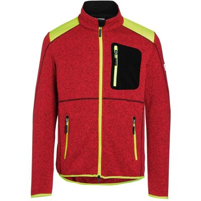Kübler, Arbeitsjacke, Strickjacke FOREST LIGHT rot/warngelb Form 1550 Grösse XS (XS) Kübler, Arbeitsjacke, Strickjacke FOREST LIGHT rot/warngelb Form 1550 Grösse XS (XS)