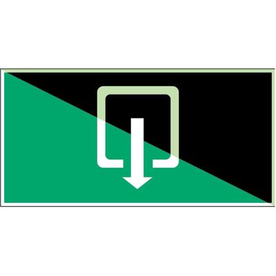 Brady, Sicherheitskennzeichnung, E/X372/NT-SA-PHOLUMC-300x150/1-B, Langnachleuchtende Sicherheitsschilder Brady, Sicherheitskennzeichnung, E/X372/NT-SA-PHOLUMC-300x150/1-B, Langnachleuchtende Sicherheitsschilder