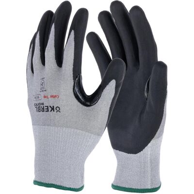 Kerbl, Schutzhandschuhe, 297985 Cutter Top Schnitt Schutz Hundschuh, Grau/Schwarz, Grösse 11, 60 Stück (11) Kerbl, Schutzhandschuhe, 297985 Cutter Top Schnitt Schutz Hundschuh, Grau/Schwarz, Grösse 11, 60 Stück (11)