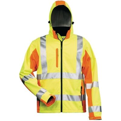 Elysee, Arbeitsjacke, Warnschutz-Softshelljacke JIM Grösse L gelb/orange (L) Elysee, Arbeitsjacke, Warnschutz-Softshelljacke JIM Grösse L gelb/orange (L)