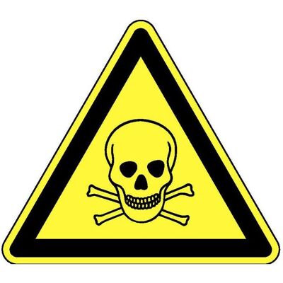 BRW, Sicherheitskennzeichnung, Warnschild Giftige Stoffe - 10 cm BRW, Sicherheitskennzeichnung, Warnschild Giftige Stoffe - 10 cm