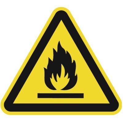 HP Autozubehör, Sicherheitskennzeichnung, Warnzeichen ASR A1.3/DIN EN ISO 7010 200 mm Warnung feuergefährliche Stoffe Folie HP Autozubehör, Sicherheitskennzeichnung, Warnzeichen ASR A1.3/DIN EN ISO 7010 200 mm Warnung feuergefährliche Stoffe Folie
