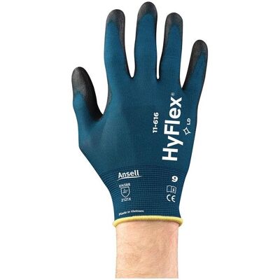 Ansell, Schutzhandschuhe, Handschuhe HyFlex 11-616 Grösse 9 grünblau/schwarz EN 388:2016 PSA-Kategorie II (9) Ansell, Schutzhandschuhe, Handschuhe HyFlex 11-616 Grösse 9 grünblau/schwarz EN 388:2016 PSA-Kategorie II (9)