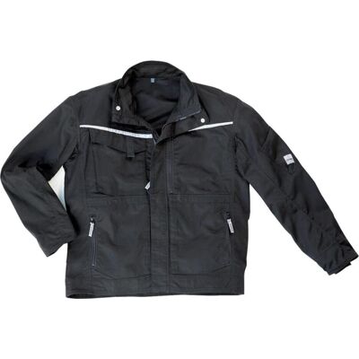 Fortis Arbeitsjacke, Excess Arbeitsjacke Champ, Gr. 2XL, schwarz/schwarz (XXL) Fortis Arbeitsjacke, Excess Arbeitsjacke Champ, Gr. 2XL, schwarz/schwarz (XXL)