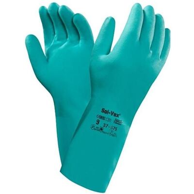 Ansell, Schutzhandschuhe, Chemikalienschutzhandschuhe AlphaTec Sol-Vex 37-675 Größe 7 grün EN 388, EN 374, EN 1149 PSA Kategor (7) Ansell, Schutzhandschuhe, Chemikalienschutzhandschuhe AlphaTec Sol-Vex 37-675 Größe 7 grün EN 388, EN 374, EN 1149 PSA Kategor (7)