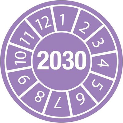 Brady, Sicherheitskennzeichnung, Prüfplaketten 30 Durchmesser 35 B-7541 Brady, Sicherheitskennzeichnung, Prüfplaketten 30 Durchmesser 35 B-7541