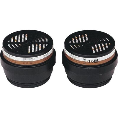 Ekastu Sekur, Atemschutzmaske, Kombinationsfilter 200 A1-P3R D f. (4x) Ekastu Sekur, Atemschutzmaske, Kombinationsfilter 200 A1-P3R D f. (4x)