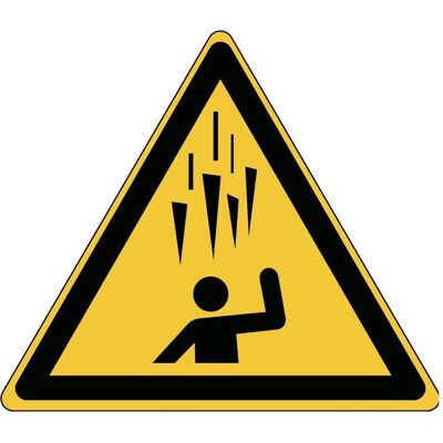 Brady, Sicherheitskennzeichnung, Warnung vor herabfallendem Eis - Sicherheitsschild - ISO7010 Brady, Sicherheitskennzeichnung, Warnung vor herabfallendem Eis - Sicherheitsschild - ISO7010