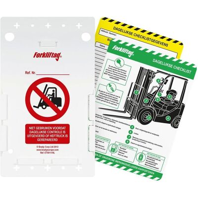 Brady, Sicherheitskennzeichnung, Forklifttag Kit Brady, Sicherheitskennzeichnung, Forklifttag Kit