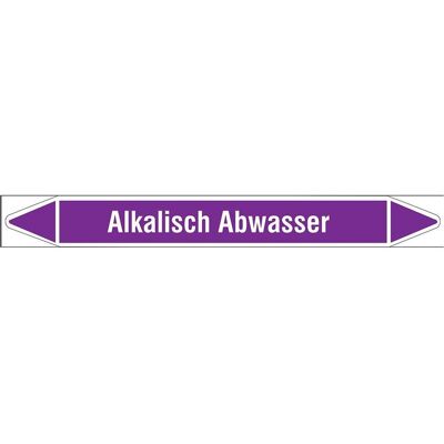 Brady, Sicherheitskennzeichnung, ALKALISCH ABWASSER 355X37RL-T1-LL-P21, B-7520, Rohrmarkierer Standard, 355 x 37mm, Weiss auf Brady, Sicherheitskennzeichnung, ALKALISCH ABWASSER 355X37RL-T1-LL-P21, B-7520, Rohrmarkierer Standard, 355 x 37mm, Weiss auf