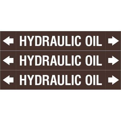Brady, Sicherheitskennzeichnung, ASME - Rohrmarkierer - Hydraulic Oil Brady, Sicherheitskennzeichnung, ASME - Rohrmarkierer - Hydraulic Oil