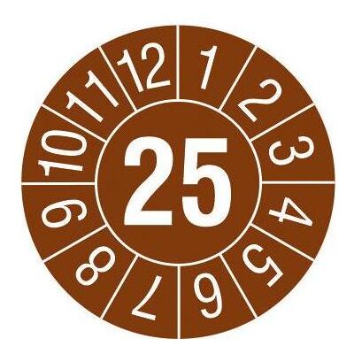 Cimco, Sicherheitskennzeichnung, Prüfplakette 2025 Cimco, Sicherheitskennzeichnung, Prüfplakette 2025