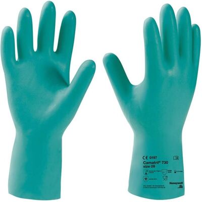 Honeywell, Schutzhandschuhe, Chemikalienhandschuhe Camatril 730 Grösse 7 grün EN 388, EN 374 PSA-Kategorie III (7) Honeywell, Schutzhandschuhe, Chemikalienhandschuhe Camatril 730 Grösse 7 grün EN 388, EN 374 PSA-Kategorie III (7)