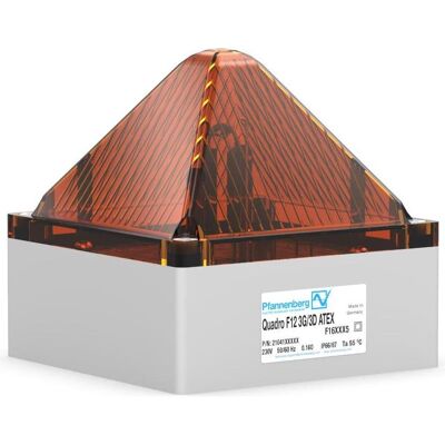 Pfannenberg Blinkleuchte QUADRO F12-3G/3D 230 V/AC - Warnleuchte Pfannenberg Blinkleuchte QUADRO F12-3G/3D 230 V/AC - Warnleuchte