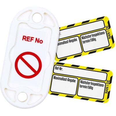 Brady, Sicherheitskennzeichnung, NAN-DE-PK-NAN-I-YL, Nanotag™ Set, 20 Nanotag Halter, 20 x Nanotag Einsteckschilder (Schwarz Brady, Sicherheitskennzeichnung, NAN-DE-PK-NAN-I-YL, Nanotag™ Set, 20 Nanotag Halter, 20 x Nanotag Einsteckschilder (Schwarz