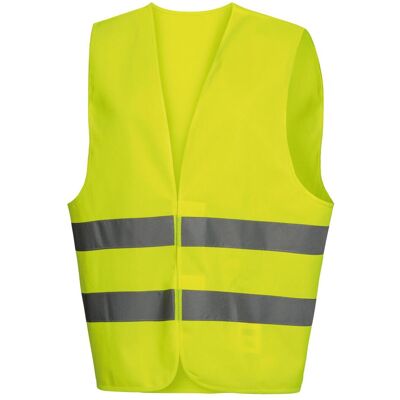 Nitras, Warnweste, Warnschutz-Weste, neongelb (Farbcode: 4000), 120 g/qm, atmungsaktiv, mit Klettverschluss für (L, XL) Nitras, Warnweste, Warnschutz-Weste, neongelb (Farbcode: 4000), 120 g/qm, atmungsaktiv, mit Klettverschluss für (L, XL)