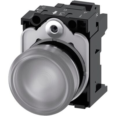 Siemens Personenschutz, Leuchtmelder komplett 1f LED AC rnd hoch 3SU1156-6AA70-3AA0 Siemens Personenschutz, Leuchtmelder komplett 1f LED AC rnd hoch 3SU1156-6AA70-3AA0