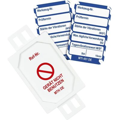 Brady, Sicherheitskennzeichnung, MIC-DE-PK-MTI-451-BL, Microtag Set, 20 x Microtag Halter, 20 x Microtag Einsteckschild (Wei Brady, Sicherheitskennzeichnung, MIC-DE-PK-MTI-451-BL, Microtag Set, 20 x Microtag Halter, 20 x Microtag Einsteckschild (Wei