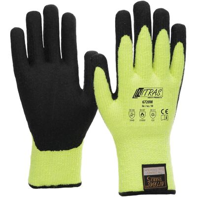 Nitras, Schutzhandschuhe, TAEKI WINTER CUT, Schnittschutzhandschuhe, TAEKI-Spezialgarn, neongelb, nahtloses Terry-Schli (10, 11, 8, 9) Nitras, Schutzhandschuhe, TAEKI WINTER CUT, Schnittschutzhandschuhe, TAEKI-Spezialgarn, neongelb, nahtloses Terry-Schli (10, 11, 8, 9)