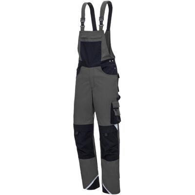 Nitras, Arbeitshose, MOTION TEX PLUS, Latzhose, grau / schwarz (Farbcode: 1210), 280 g/qm, atmungsaktives Material (56) Nitras, Arbeitshose, MOTION TEX PLUS, Latzhose, grau / schwarz (Farbcode: 1210), 280 g/qm, atmungsaktives Material (56)